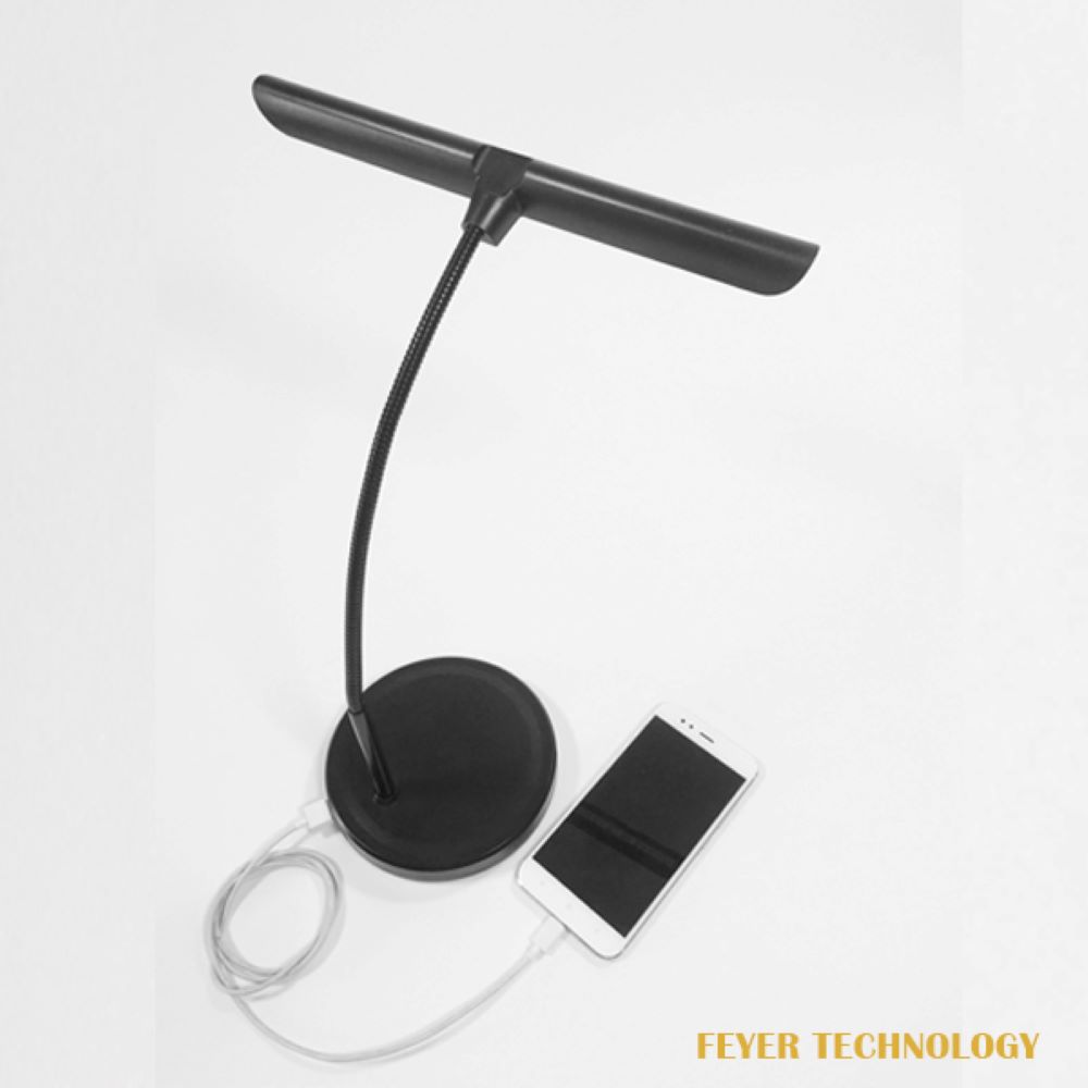 FEYER- FYPCOB18-2-Touch Dimmable 18 LEDs piano lamp Table lamp Desk lamp with USB Charging Port 200
