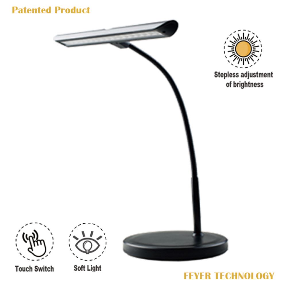 FEYER- FYPCOB18-Touch Dimmable 18 LEDs piano lamp Table lamp Desk lamp