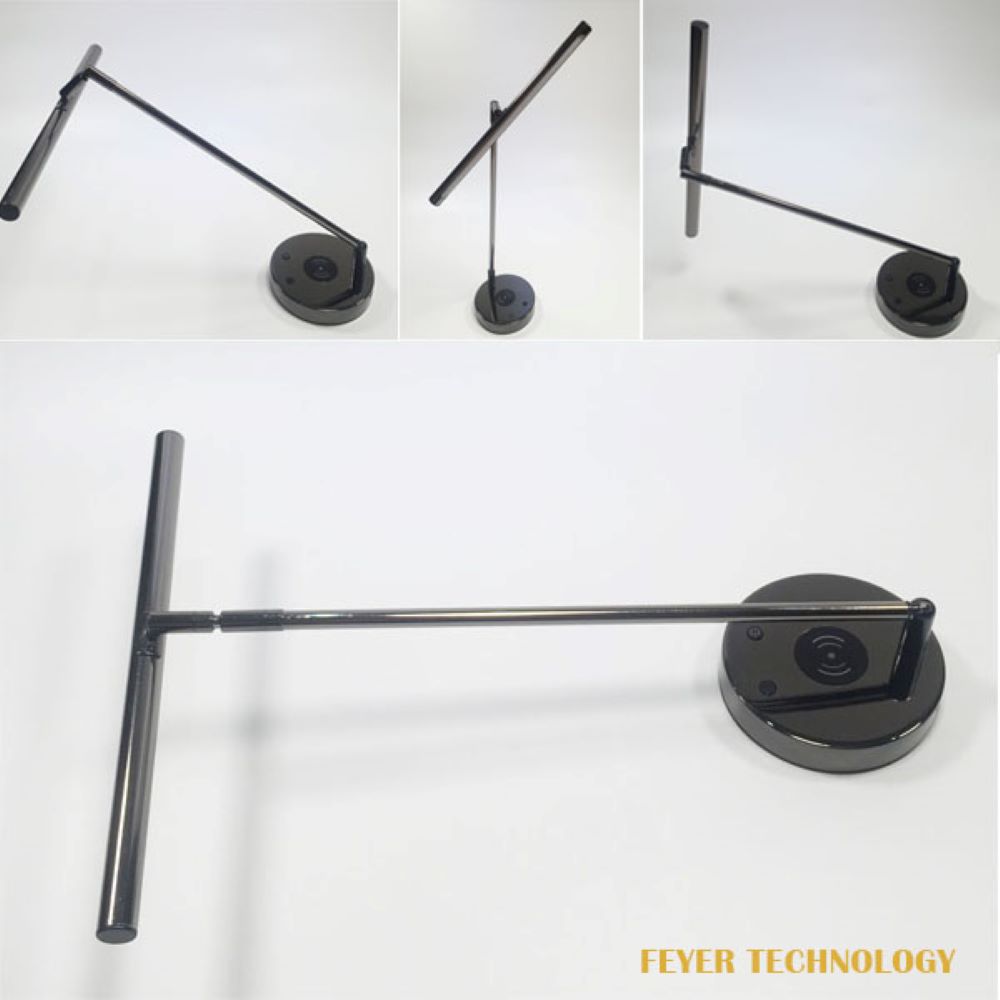 FEYER- FYPL01-Touch Dimmable and Color temperature Adjustable, 78 LEDs piano lamp Table lamp Desk lamp with Wireless Charger 200